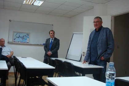 Проф. Христо Пимпирев изнесе лекция пред членовете на кипърския морски клуб